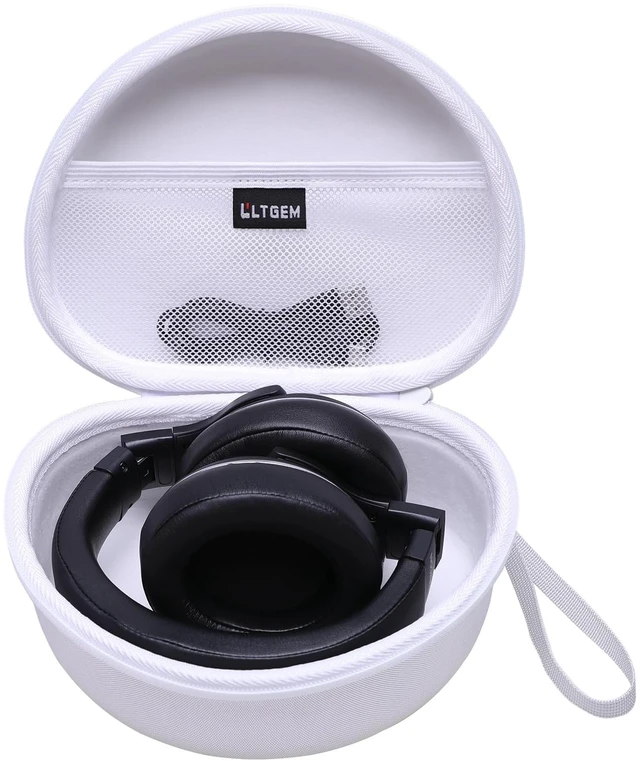 Main image of Case for Raycon The Everyday/Raycon Fitness Over Ear Headphones White Hard Carrying Travel Case for Raycon The Everyday/Raycon Fitness Over Ear Headphones