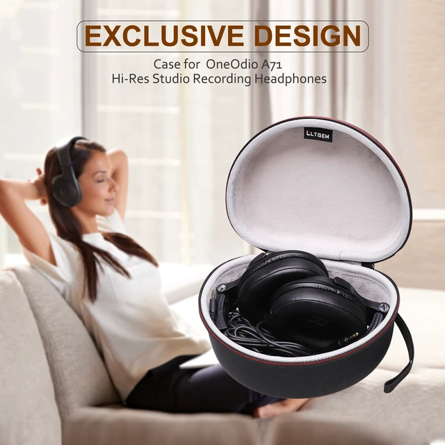 Alt view image 2 of 7 - Case for Raycon The Everyday/Raycon Fitness Over Ear Headphones Gray Hard Carrying Travel Case for Raycon The Everyday/Raycon Fitness Over Ear Headphones