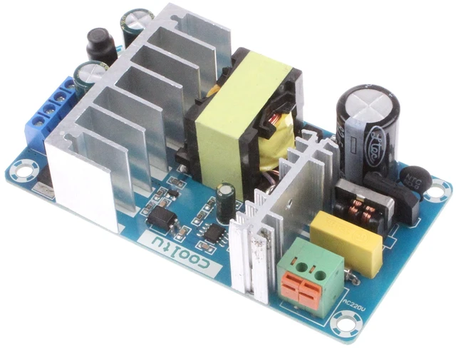 Main image of AC to DC Power Supply Module DC 24V 4A 12V 1A Dual Output AC 120V 100-260V to 24V 12V 100W Industrial Power Module (Dual Output 24V 4A, 12V 1A, Blue)