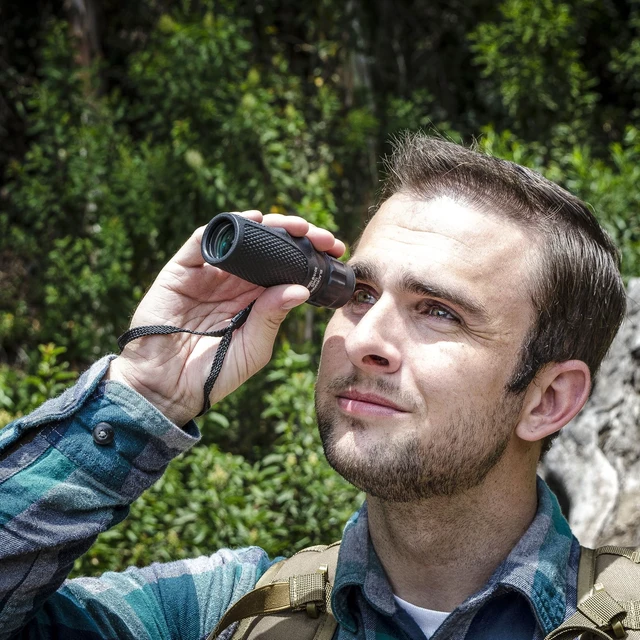 Alt view image 5 of 7 - Blackhawk Waterproof Monocular Compact, Fogproof, Multi-Coated Optics, Slip-Resistant Grip for Birding, Hiking, Sports, Concerts & Outdoor Use