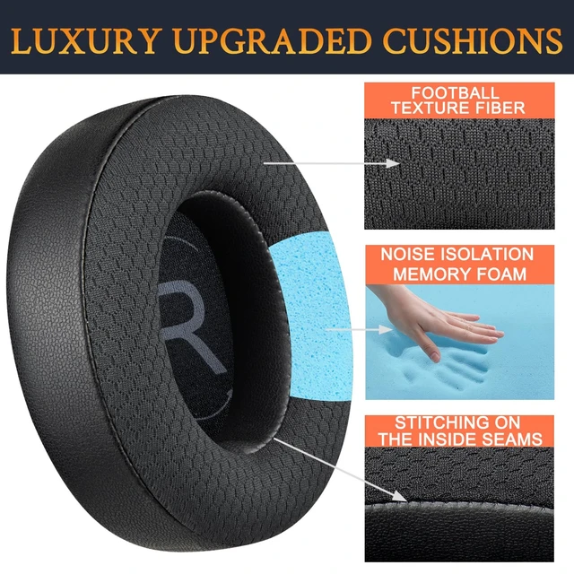 Alt view image 4 of 7 - Mesh Earpads for Raycon (Fitness/Everyday) - Black