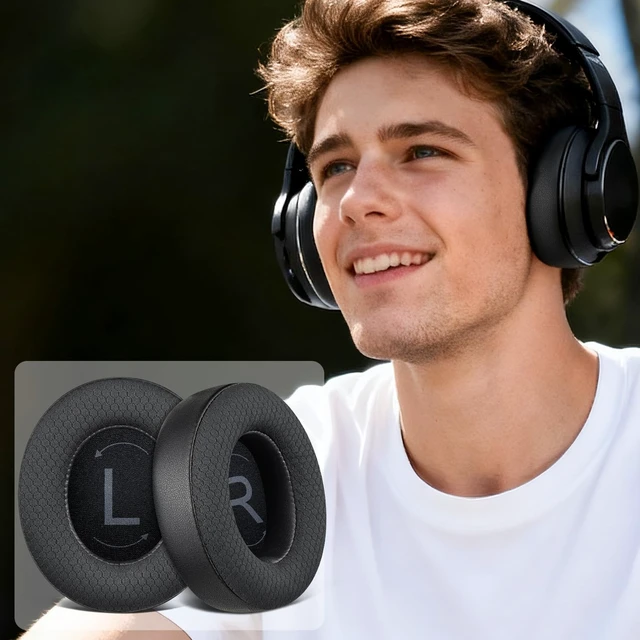 Alt view image 6 of 7 - Mesh Earpads for Raycon (Fitness/Everyday) - Black