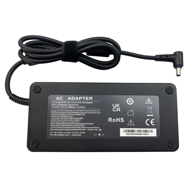 Alt view image 6 of 7 - 330W AC Adapter 20V 16.5A A22-330P1A Fit for ASUS ROG Strix Scar 16 17 18 ASUS Strix G16 G17 G18 G634JY G634JZ G733PZ G733PY G733P G733 G733CX G814JI G834JY ROG Zephyrus Duo 16 Laptop Power Supply