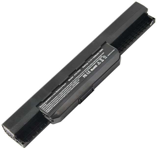 Main image of Asus Laptop Battery A31-K53 A32-K53 A32-K53S A41-K53 A42-K53 10.8 5200mAh Replacement