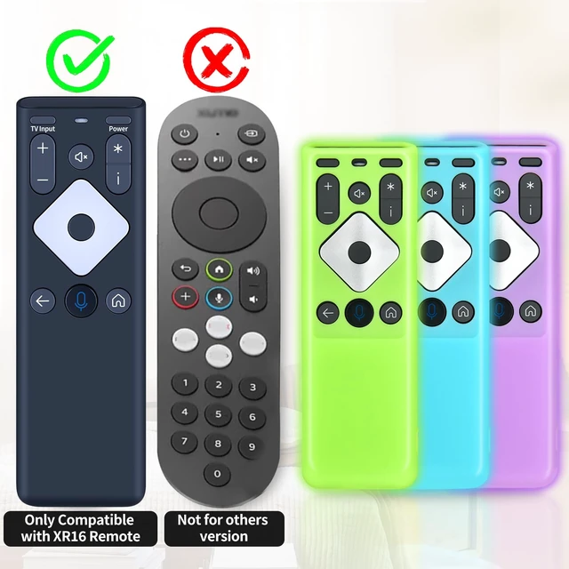 Alt view image 2 of 7 - XR16 Remote Case for Xfinity Comcast TV Remote Silicone Case for XR16 Voice Remote Control Protector, Glow Green