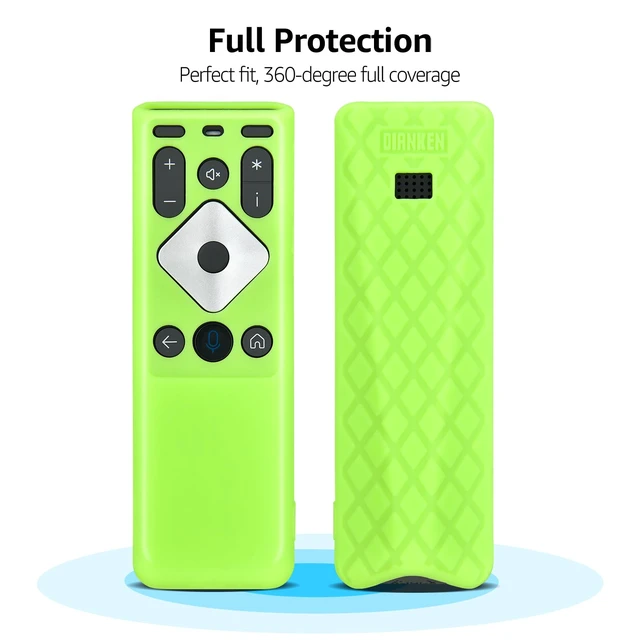 Alt view image 5 of 7 - XR16 Remote Case for Xfinity Comcast TV Remote Silicone Case for XR16 Voice Remote Control Protector, Glow Green