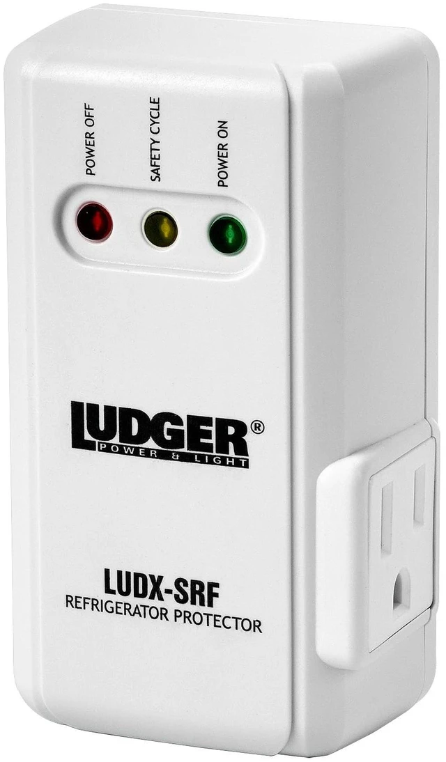 Main image of Power Surge Protector for Appliances (LUDX-SRF), ETL Certified, Unique Side Socket, Connects to All Types of AC, Reliable AC Protection, 4-Minute Safety Cycle, 3 Modes LED Indicator