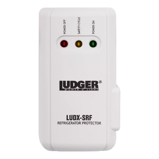 Alt view image 2 of 7 - Power Surge Protector for Appliances (LUDX-SRF), ETL Certified, Unique Side Socket, Connects to All Types of AC, Reliable AC Protection, 4-Minute Safety Cycle, 3 Modes LED Indicator