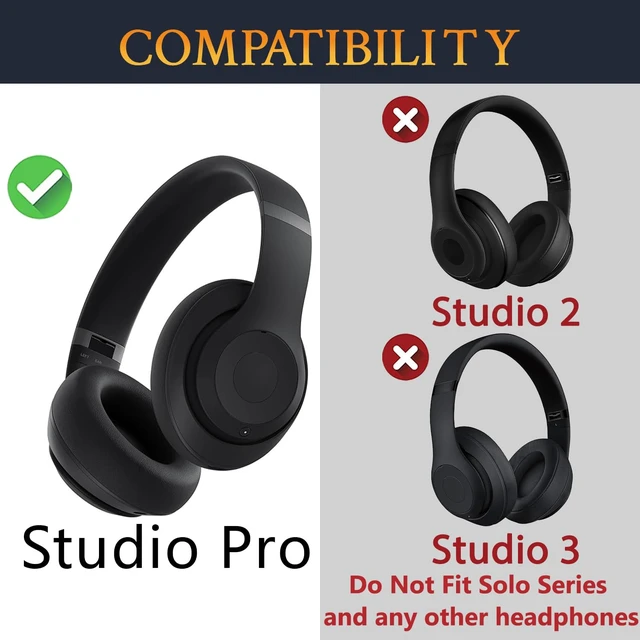 Alt view image 2 of 7 - Earpads for Beats Studio Pro - Black