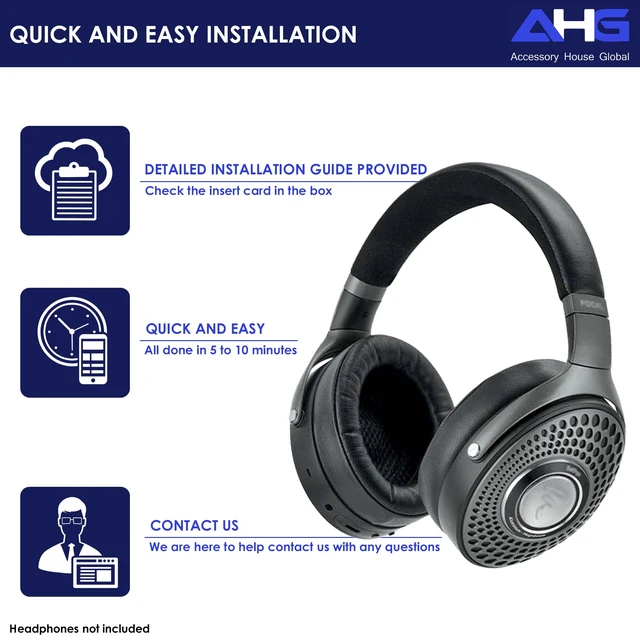 Alt view image 7 of 7 - Premium Bathys Ear Pads Cushions Compatible with Focal bathys Headphones (Black). Premium PU Leather FlexiSoft High-Density Foam Revive Noise Cancelling + Durability