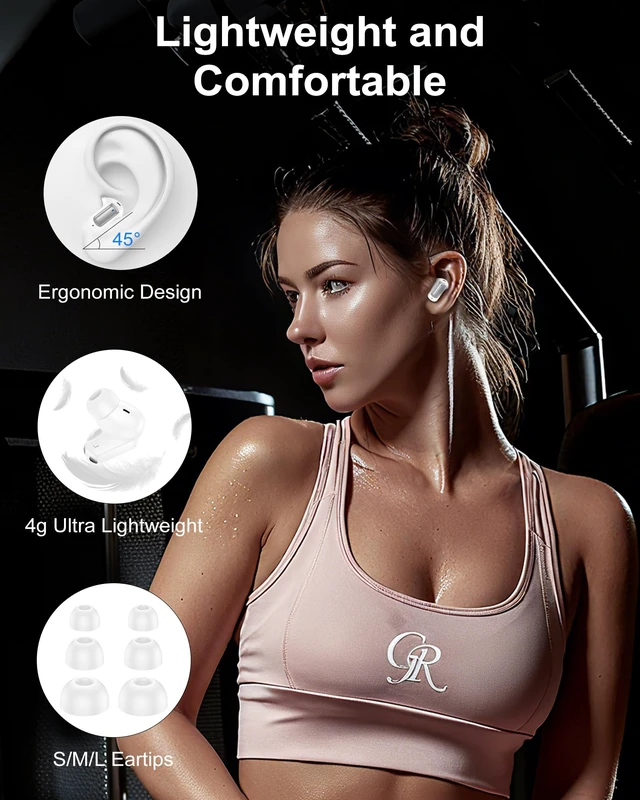 Alt view image 5 of 7 - Pixel Earbuds Wireless Bluetooth Buds for Google 11 Pro Fold/10 Pro XL/10a Noise Cancelling Wireless Ear Buds in-Ear HiFi Stereo Mic Headphones Ear Phones Wireless Earphones EarPods Air Pods for Sport