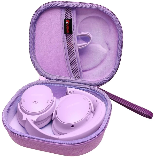 Main image of Hard Case for Bose QuietComfort, QC Ultra, QC 45, QC 35, QC45 SE, QC SE or Skullcandy Crusher Evo, Hesh ANC, Hesh Evo, Crusher ANC 2, Crusher, Riff 2 Noise HeadphonesOuter Purple+Inner Purple