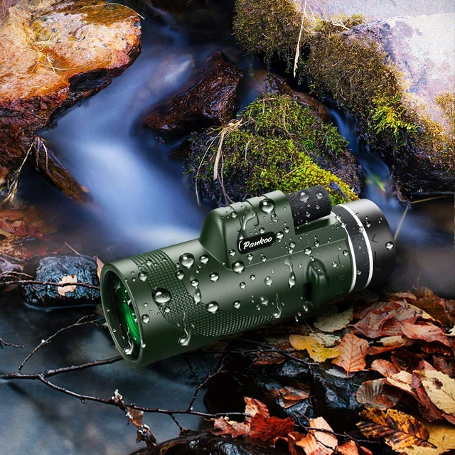 Alt view image 5 of 6 - 40x60 HD High Power Adult Monocular with Tripod and Smartphone Adapter - Ideal for Birdwatching, Hiking, Traveling Concerts - BAK4 Prism, Clear Colors, Durable and Portable