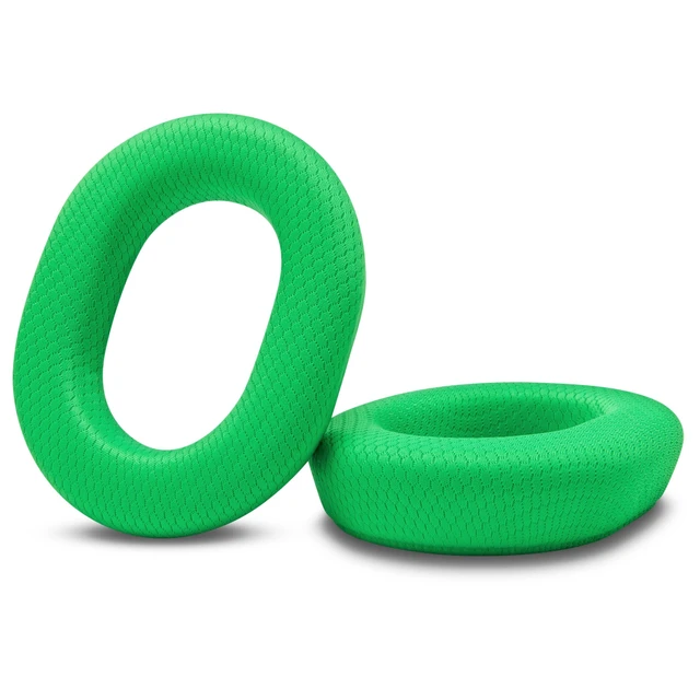 Alt view image 6 of 7 - Freeze Blackshark V3 Pro - Cooling Gel Earpads for BlackShark V3 Pro Made by Wicked Cushions Enhanced Comfort, Cooling Gel Technology, Extra Thick Neon Green