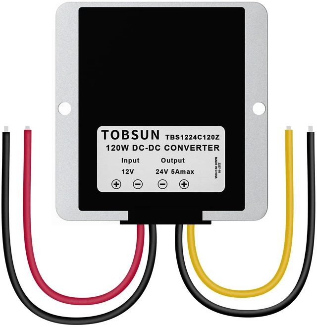Main image of DC 12V Step Up to 24V 5A 120W Power Booster DC Voltage Converter Waterproof Module Transformer for Golf Cart Recreational Vehicle
