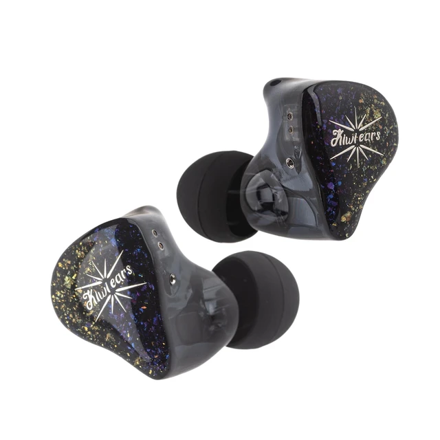 Alt view image 2 of 7 - Kiwi Ears Forteza in Ear Monitor, 1BA + 2DD HiFi Wired Earbuds IEMs for Gaming, Three-way Passive Crossover, with Detachable 0.78mm 2Pin IEM Cable for Musicians Audiophiles, Black