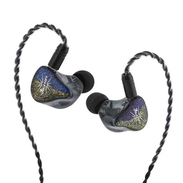 Alt view image 5 of 7 - Kiwi Ears Forteza in Ear Monitor, 1BA + 2DD HiFi Wired Earbuds IEMs for Gaming, Three-way Passive Crossover, with Detachable 0.78mm 2Pin IEM Cable for Musicians Audiophiles, Black