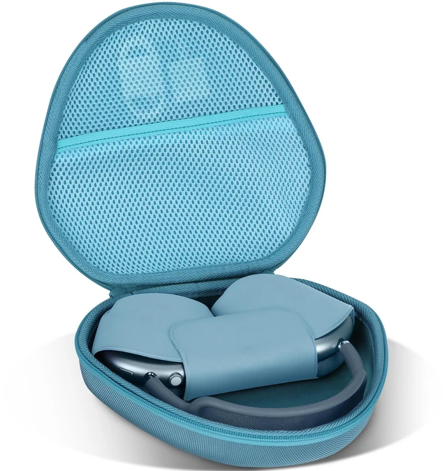 Main image of Hard Case Compatible with Apple AirPods Max 2 Over-Ear Headphones Lightweight & Carry, Dustproof Storage, Travel Friendly, Portable for Daily Use, Sky Blue Case