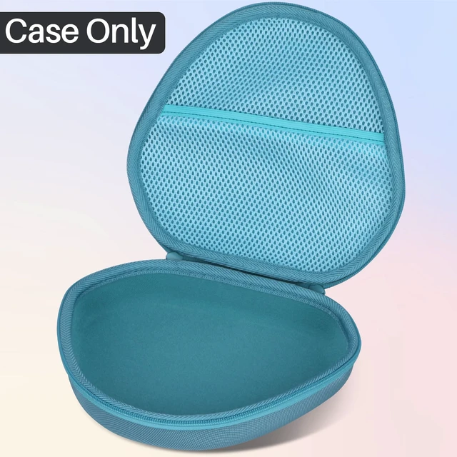 Alt view image 6 of 7 - Hard Case Compatible with Apple AirPods Max 2 Over-Ear Headphones Lightweight & Carry, Dustproof Storage, Travel Friendly, Portable for Daily Use, Sky Blue Case
