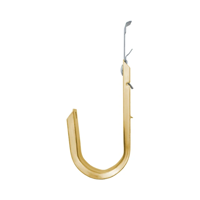 Alt view image 2 of 7 - Heavy Duty Metal Cable Support Batwing J-Hook Hangers with Bat Wing Clip for Ceiling Wire & Threaded Rod for Cable Management