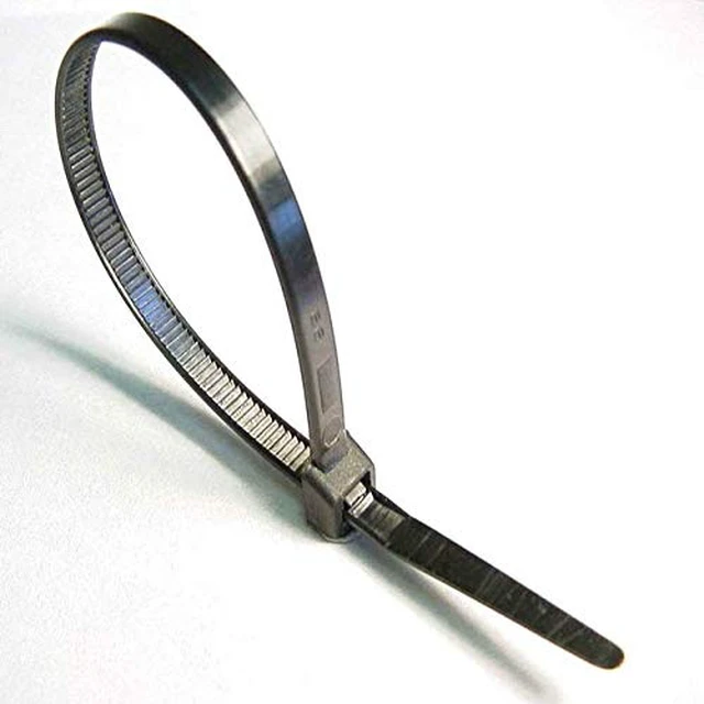 Alt view image 7 of 7 - 4 Inch length, 18lb Small size Self Locking Nylon Cable Zip Ties -1000 Piece (Black)