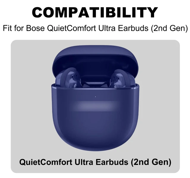 Alt view image 2 of 5 - Replacement Ear Tips for Bose QuietComfort Ultra Earbuds 1/2nd Gen Soft Silicone Eartips with Portable Storage Box (3 Pairs, Midnight Violet, S/M/L)