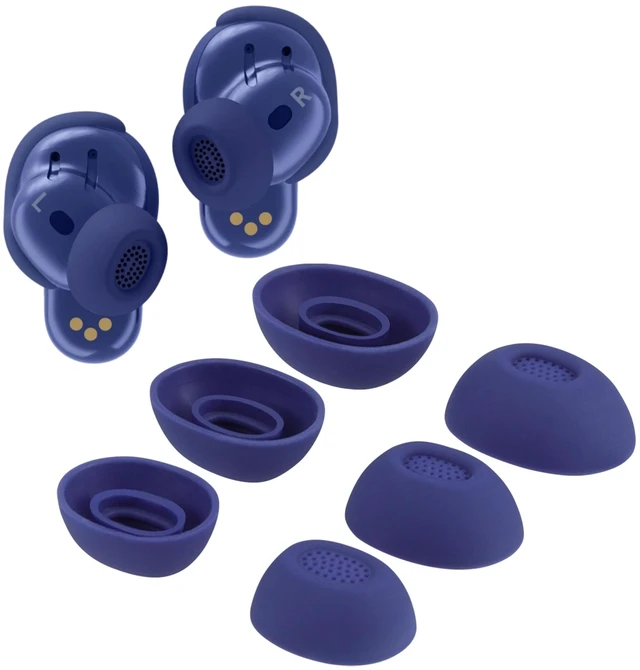 Main image of Replacement Ear Tips for Bose QuietComfort Ultra Earbuds 1/2nd Gen Soft Silicone Eartips with Portable Storage Box (3 Pairs, Midnight Violet, S/M/L)