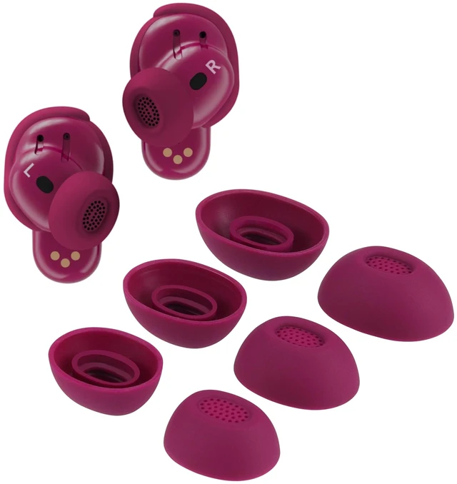 Main image of Replacement Ear Tips for Bose QuietComfort Ultra Earbuds 1/2nd Gen Soft Silicone Eartips with Portable Storage Box (3 Pairs, Deep Plum, S/M/L)