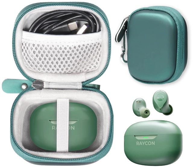 Main image of Case for Raycon Everyday Earbuds (2024 Edition) - in-Ear Buds, Raycon Fitness Earbuds (Green)