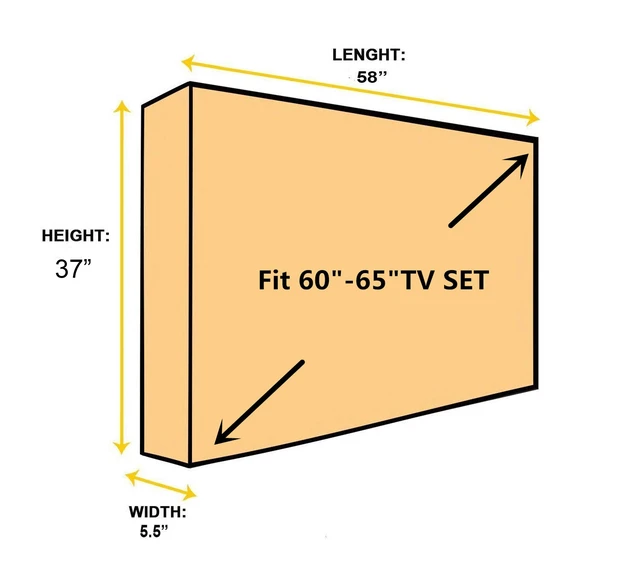 Alt view image 7 of 7 - Outdoor 60"-65" TV Set Cover,Scratch Resistant Liner Protect LED Screen Best-Compatible with Standard Mounts and Stands (American Flag)
