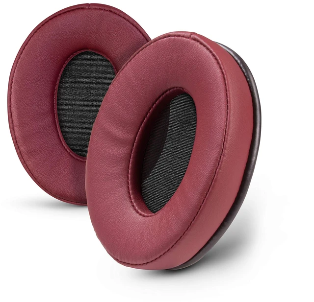 Main image of ProStock ATH M50X Upgraded Earpads, Improves Comfort & Style Without Changing The Sound - Ear Pad Designed for ATH-M50X M50BTX M20X M30X M40X Headphones, Vegan Leather (Dark Red)