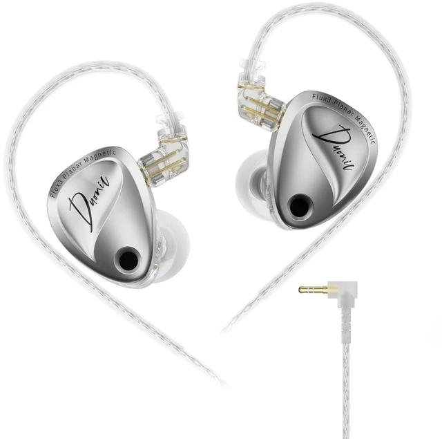 Main image of Duonic in-Ear Monitor, Planar Magnetic + Dynamic Dual Driver IEM N52 Triple Magnets Planar Drive, HiFi Deep Bass Headphones Comfort-fit Noise Isolating IEM for Musician (Nomic, Classic)