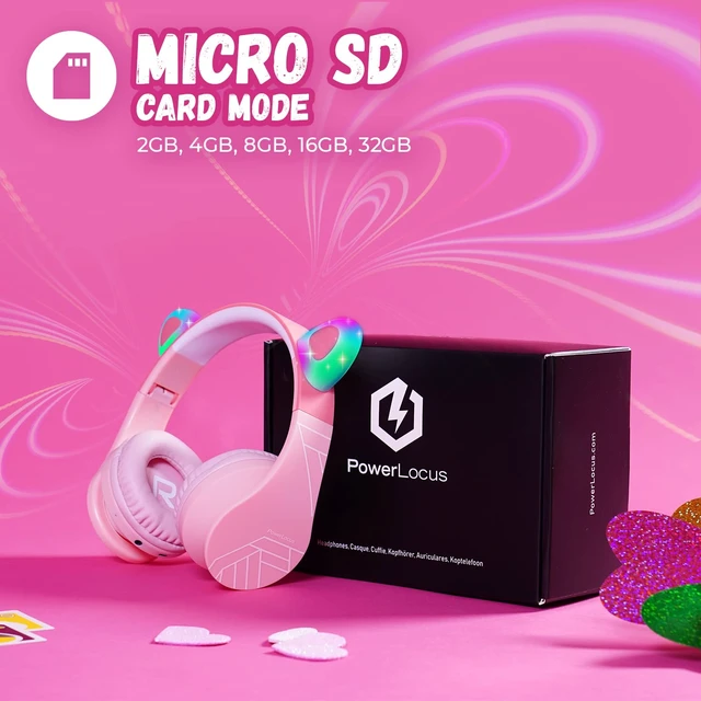 Alt view image 7 of 7 - Bluetooth Headphones for Kids, Wireless Foldable Headphones Over Ear, Headphone with Microphone, 85DB Volume Limit, Wireless and Wired Headset with Micro SD, FM for Cellphones, Tablets, PC