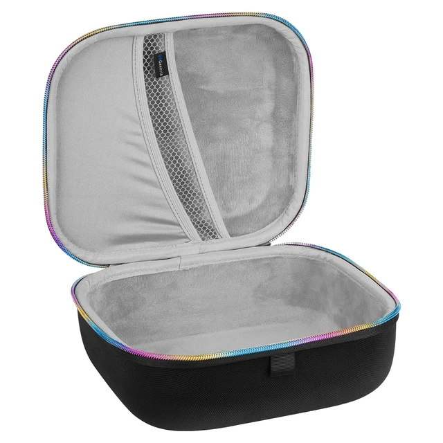 Alt view image 2 of 6 - Shield Headphones Case Compatible with Sennheiser HD400PRO, HD560S, HD598, HD 599SE, HD280PRO, HD 600, Replacement Hard Shell Travel Carrying Bag with Cable Storage (Black)
