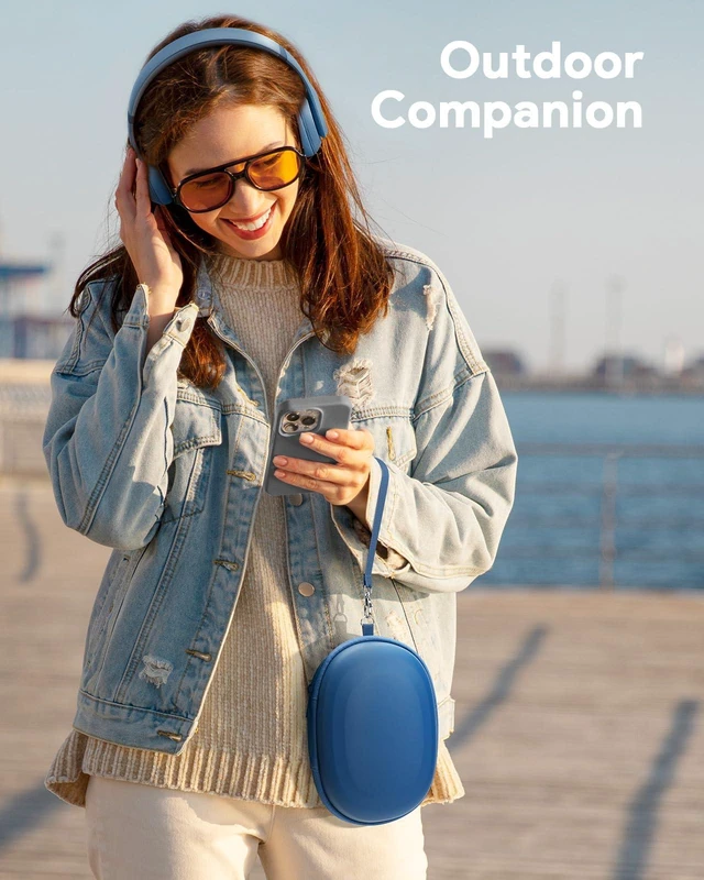 Alt view image 7 of 7 - Case for Beats Studio Pro/Solo 4/Solo 3/Studio3 On-Ear Headphones Portable Travel Hard Shell Storage Bag