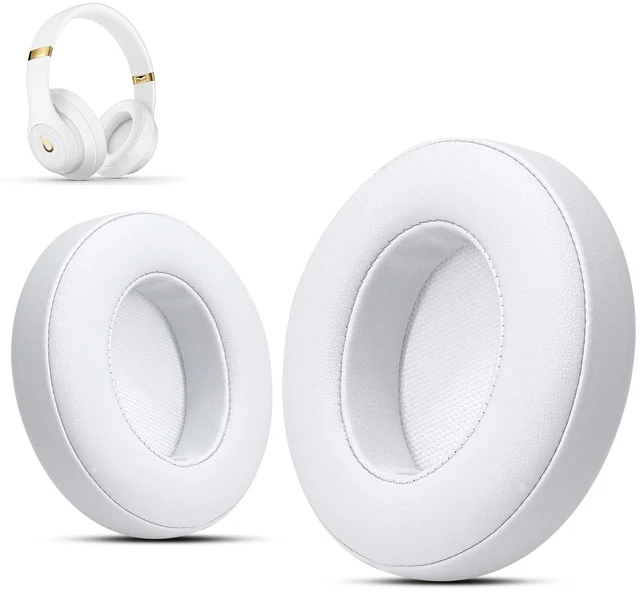Main image of Replacement Ear Pads for Beats Studio 3 & Studio 2, Upgraded Beats Studio 3 Replacement Parts and Beats Headphones Accessories, Compatible with B0500 B0501 Wired/Wireless Models, White