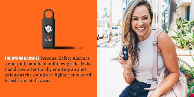 Alt view image 5 of 7 - Banshee Personal Safety Alarm - 130db Loud Military Grade Self Defense Emergency Keychain Siren Device with LED Strobe Alert Light for Women, Men, Children, Elderly, Hikers and Runners (Pink)