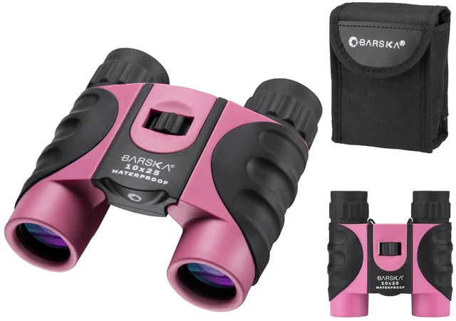 Main image of AB12418 10x25 Waterproof Binocular, Pink, 10x25mm