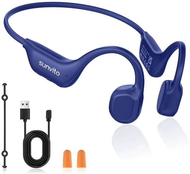 Main image of Bone Conduction Headphones Bluetooth 6.0,Open Ear Wireless Sport Headphones Lightweight Wireless Sports Headphones, 10H Playtime, IPX6 Sweatproof Headphones for Running, Gym, Cycling
