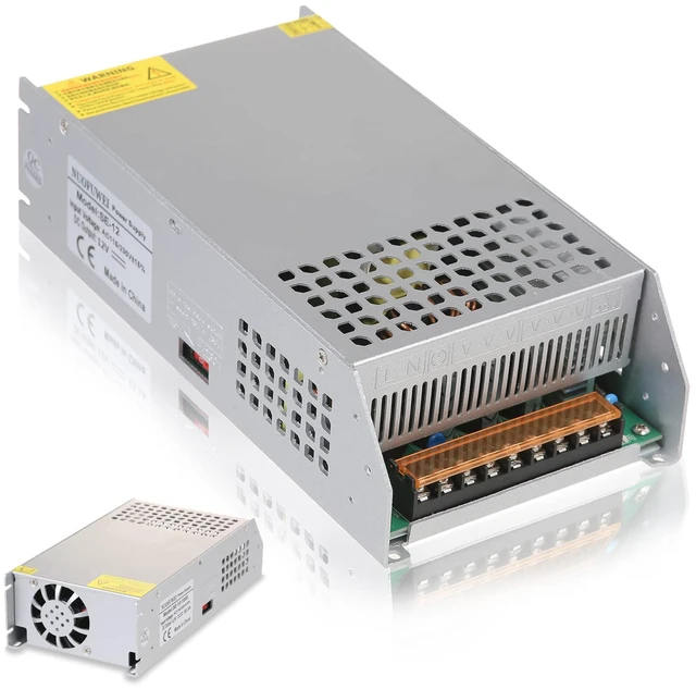Main image of DC 12V 100A 1200W Power Supply 110V AC to 12V DC Converter 100A 1200W Switch Power Supply Adapter Transformer for 12V Motor Pump CCTV Security Camera Car Stereo 3D Printer