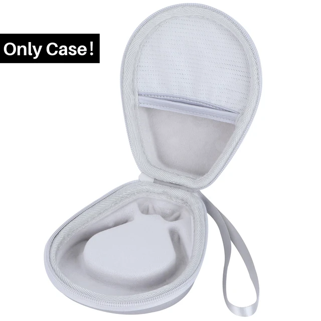 Alt view image 2 of 7 - Storage Case Compatible with SHOKZ New OpenRun Pro 2/ Mini/OpenRun 1/ OpenSwim/OpenMove Open-Ear Sport Headphones (Gray Case)