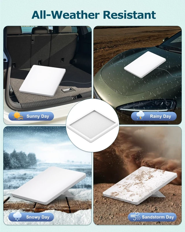 Alt view image 6 of 6 - Thin Starlink Mini Protective Cover Case for Starlink Mini Dish Accessories Liquid Silicone Protector Waterproof Cover,Hexagonal Heat Dissipation Vents,Outdoor Camping Portable All-Round Protection