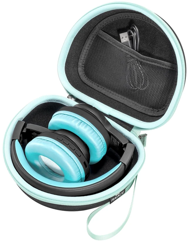 Main image of Hard Travel Storage Case Compatible with iClever BTH12 / BTH26 / IMYB/JoySpark-T5 / Candy Bila BH03 Headphones, Protective Carrying Bag. (case only) - Black