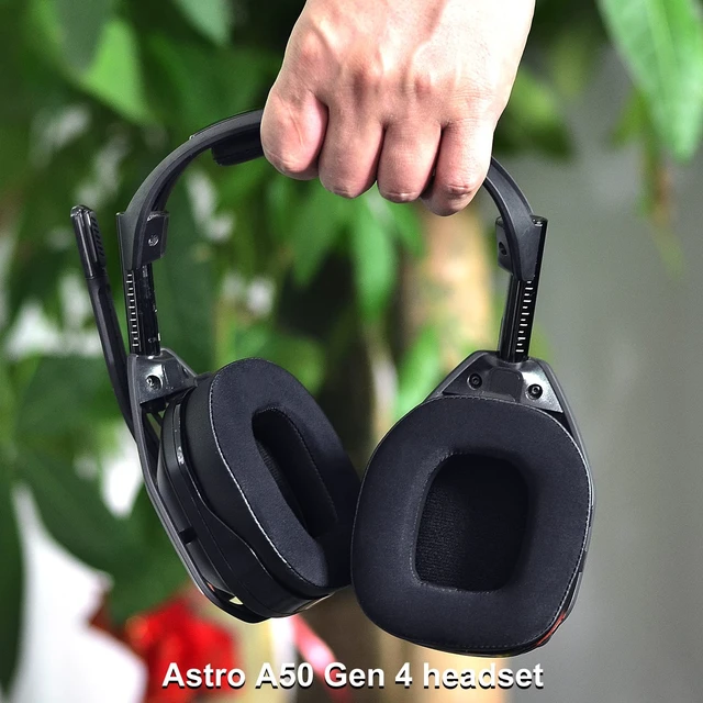 Alt view image 5 of 6 - Earpads for Astro A50 Gen4 / A50 Gen5 / A50X (Cooling Gel) Ear pads and Microphone Foam, Upgrade High-Density Noise Cancelling Foam, Ear Cushions Added Thickness