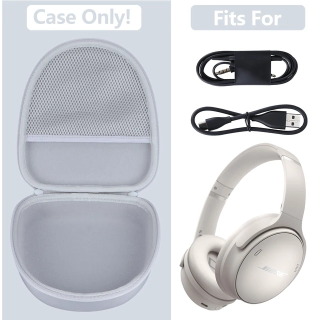 Alt view image 3 of 7 - Case for Bose QuietComfort Ultra/2nd Gen/QC45/QC35 Headphones QCSE Noise Cancelling Headphone Case, Hard Shell Shockproof, Portable Storage, Lightweight Travel