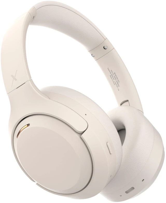 Alt view image 2 of 7 - Hybrid Active Noise Cancelling Headphones, Wireless Bluetooth Headset Over Ear, 60H Playtime, High-Fidelity, Foldable, Comfort&Immersion for Work, Commuting (White)