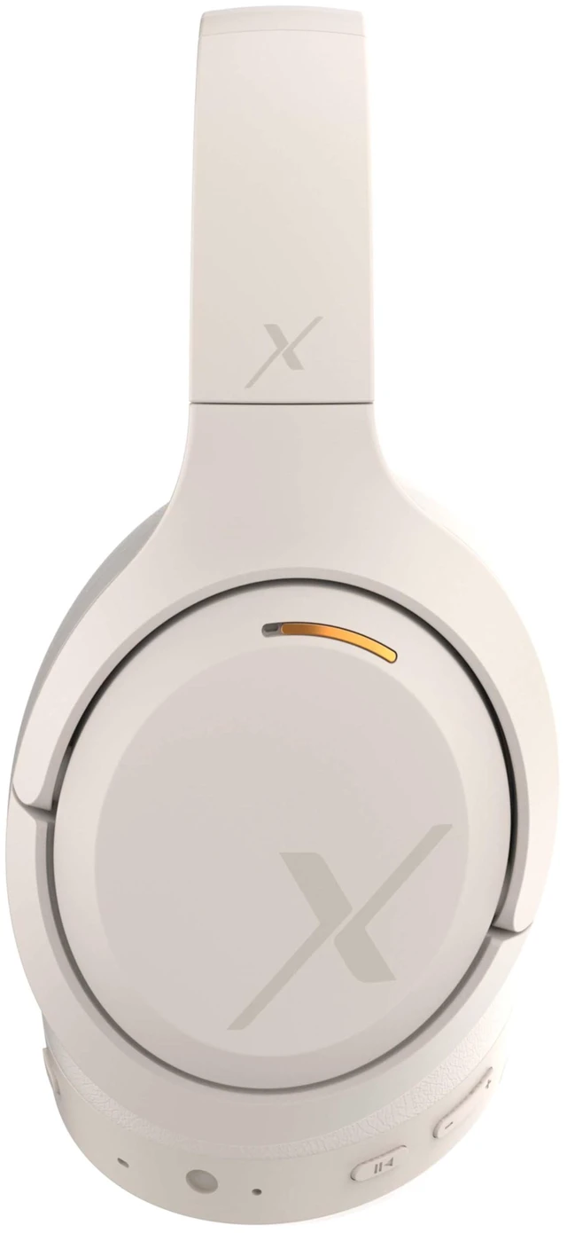 Alt view image 3 of 7 - Hybrid Active Noise Cancelling Headphones, Wireless Bluetooth Headset Over Ear, 60H Playtime, High-Fidelity, Foldable, Comfort&Immersion for Work, Commuting (White)