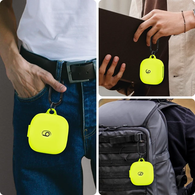 Alt view image 7 of 7 - Case for Beats Fit Pro Cover, Soft Case for Apple Beats Fit Pro 2021 Silicone Protective Beats Pro Case Shockproof Beat Pro Fit Case Logo Visible Beats Earbud Case Cover with Keychain