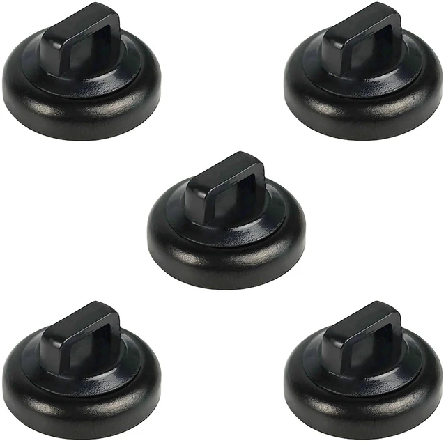 Main image of Magnetic Cable Clips Multipurpose Zip Ties Mount Base Holder Black Wire Cable Holder Management for Home Office Marine Electrical Wiring (Black, 5 Piece)