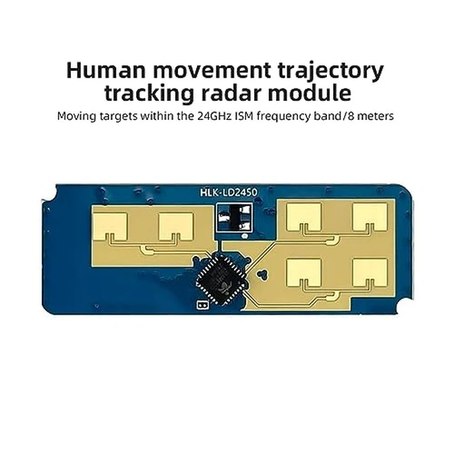 Alt view image 7 of 7 - HLK-LD2450 24GHz Trajectory Sensor ISM Smart Home Human Movement Tracking Ra·DAR Induction Module Distance Angle Speed Measurement (1Piece)